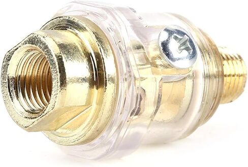 1/4" BSP Mini Oiler Lubricator Automatic in-line Air Tool Oiler for Pneumatic Tool & Air Compressor Pipe in Saudi Arabia