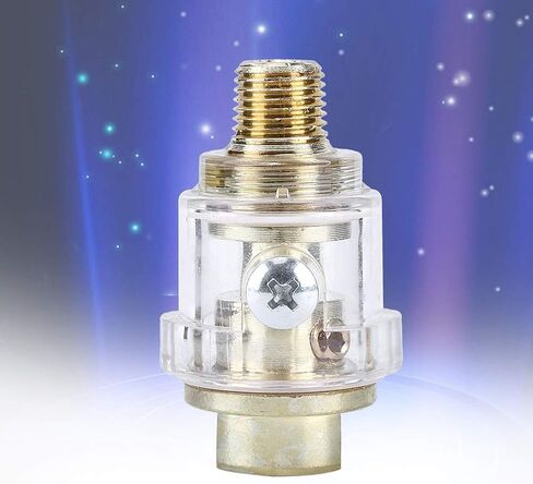 1/4" BSP Mini Oiler Lubricator Automatic in-line Air Tool Oiler for Pneumatic Tool & Air Compressor Pipe in Saudi Arabia