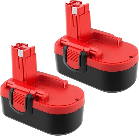ADVTRONICS 2 حزمة 18V 3.5Ah بطارية بديلة متوافقة مع بوش BAT181 BAT025 BAT026 BAT160 BAT180 BAT189 PSR 18 VE-2 GSR VE-2 GSB 18 VE-2 13618 22618 23618 1644K 1662B 3860CK (Ni-MH) in Saudi Arabia
