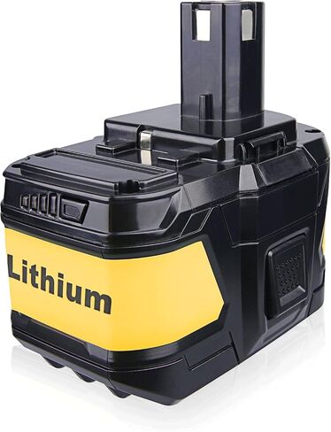 Mingsci ترقية 9.0Ah P108 18Volt لاستبدال Ryobi 18V بطارية ليثيوم أيون P109 P102 P103 P104 P105 P107 P108 P122 بطارية أداة لاسلكية مع مؤشر LED 1 حزمة in Saudi Arabia