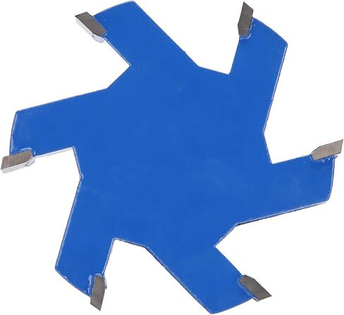 CNC Spoilboard Surfacing Router Bit, 6 Wings 1/2" Shank CNC Router Slotting Bits for Mortise Joint, Finger Joint, Acoustic Panels - 85mm Cutting Dia in Saudi Arabia