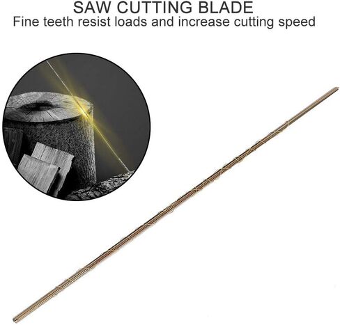 12pcs Steel Jewelry Saw Cutting Blades Replacement Woodworking Accessory, Steel Saw Blades Spiral Saw Blades Scroll Marquetry Saw Blades Metal Plastic Cutting Jewelery Saw Carving in Saudi Arabia