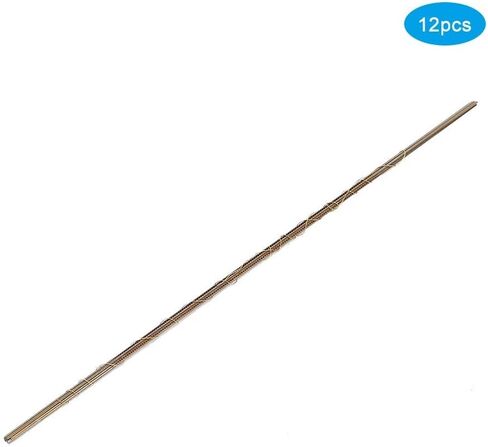 12pcs Steel Jewelry Saw Cutting Blades Replacement Woodworking Accessory, Steel Saw Blades Spiral Saw Blades Scroll Marquetry Saw Blades Metal Plastic Cutting Jewelery Saw Carving in Saudi Arabia