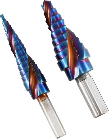 Astro Pneumatic Tool Astro Tools 9442 Blue Steel 2pc Max-Duty Step Drill Set in Saudi Arabia