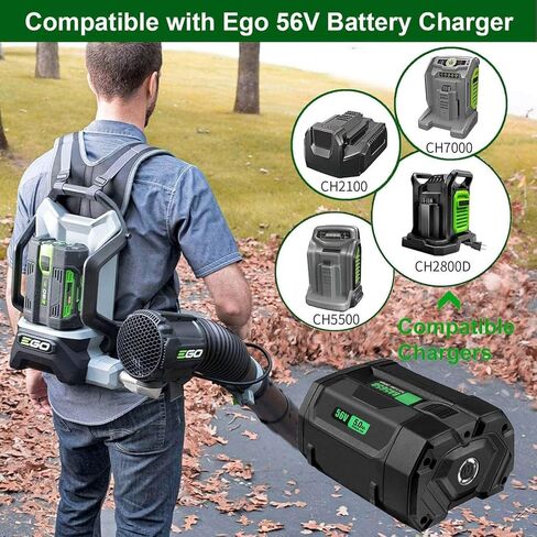 ZAYAUPVL 56V Battery Replacement for Ego 56V Battery 5.0 Ah BA2800T BA2800 BA1400T BA1400 BA5600T BA2242T, fit for All Power 56V EGO Power+ Tools SNT2112 LB6504 LB7654 HTA2000 ST1511T LM2101 in Saudi Arabia