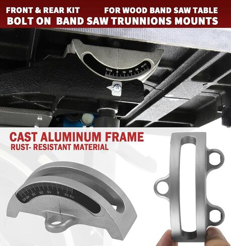 2PCS for Jet 14" Bandsaw Trunnions w/scale, also Fit for Most 14" Band Saws Delta Rockwell Grizzly & More Bandsaws Replacement part 426-02-0-950-0002, 426-02-395-0005, LBS-60, JWBS-14 100042 in Saudi Arabia