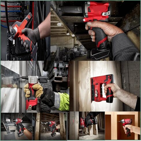 VOLT1799 2Pack 6.0Ah 12V Lithium Battery Replacement for Milwaukee M12 Battery,Compatible with Milwaukee M12 Cordless Power 48-11-2401 48-11-2402 48-59-1812 48-11-2411 48-11-2420 48-59-2401 2510-20 in Kuwait