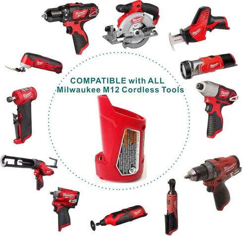 LALAFO Replacement Milwaukee 49-24-2310 M12 USB Power Source, compatible with all Milwaukee 12V M12 heated gear.for Lithium-ion battery 48-11-2420 48-11-2411,etc in Kuwait