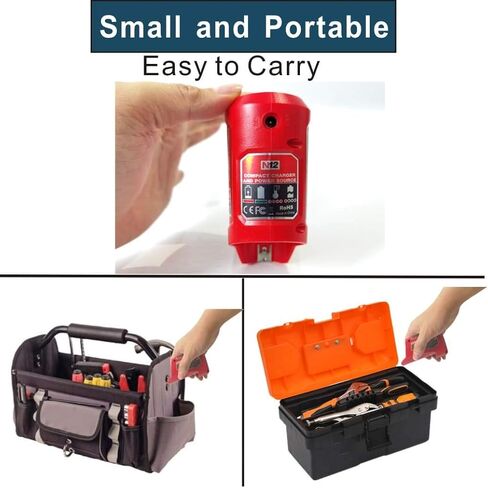 LALAFO Replacement Milwaukee 49-24-2310 M12 USB Power Source, compatible with all Milwaukee 12V M12 heated gear.for Lithium-ion battery 48-11-2420 48-11-2411,etc in Kuwait