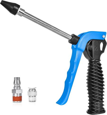 Industrial Air Blow Gun For Compressor, 5cm Air Nozzle Blow Gun Air Compressor Gun With High Flow Venturi Nozzle, 1/4-Inch With High Flow Pneumatic Air Blow Gun kit in Saudi Arabia