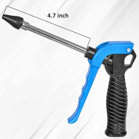 Industrial Air Blow Gun For Compressor, 5cm Air Nozzle Blow Gun Air Compressor Gun With High Flow Venturi Nozzle, 1/4-Inch With High Flow Pneumatic Air Blow Gun kit in Saudi Arabia