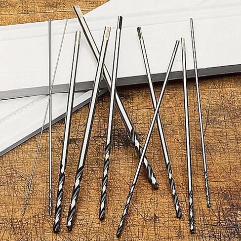 مجموعة ريش حفر الطائرات الطويلة 30.48 سم من كينجز كاونتي تولز من 10 قطع | تتراوح المقاسات من 1/16 بوصة إلى 0.95 سم | الوصول إلى الأماكن التي يصعب الوصول إليها in Kuwait