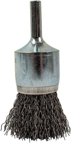 Forney 72737 1-Inch x .012 x 1/4-Inch Hex Shank, Coarse Wire Crimp End Brush in Saudi Arabia