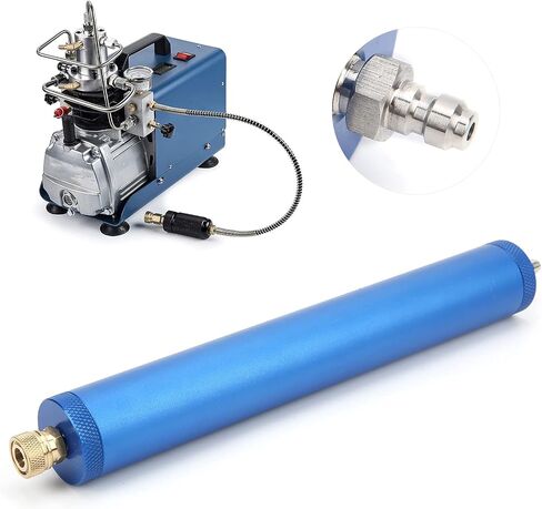 Aramox Oil Water Separator, 30MPa High Pressure PCP Hand Pump Air Filter Oil Water Separator, for High Pressure Air Compressor Pump, with Female and Male Quick Connect in Saudi Arabia