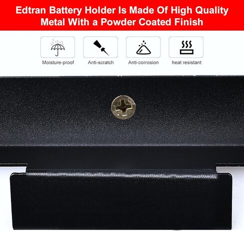 2 حزمة حامل البطارية لديوالت 20 فولت 60 فولت بطارية جدار جبل حوض الفولاذ المقاوم للصدأ حامل أدوات البطارية لتنظيم الأدوات والتخزين in Kuwait