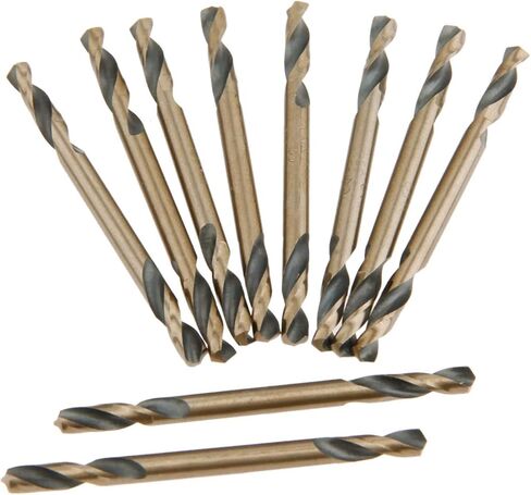 10 قطع 3.2 مم ثقب بت HSS مزدوج نهاية دوامة حفر بت تويست أدوات مجموعة in Kuwait