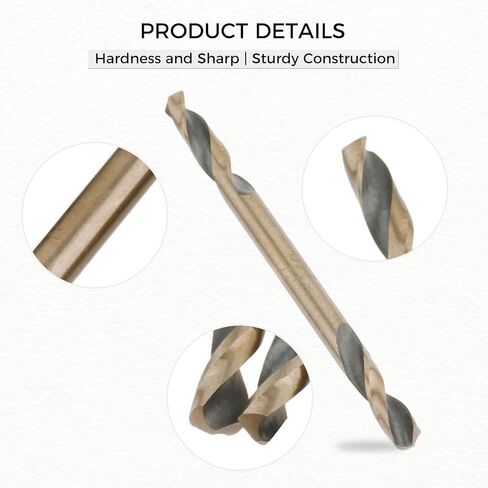 10 قطع 3.2 مم ثقب بت HSS مزدوج نهاية دوامة حفر بت تويست أدوات مجموعة in Kuwait