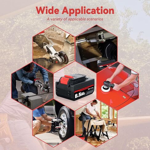 بطارية VANON PCC685L 6.5Ah 20 فولت بديلة لكابل بورتر 20 فولت بطارية ليثيوم أيون بحد أقصى PCC682L PCC685LP PCC680L، قطعتان in Kuwait