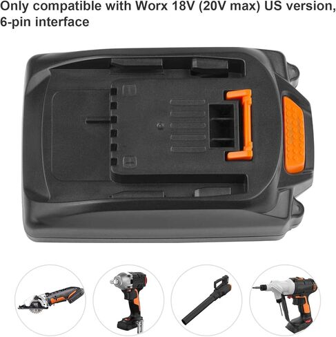 TREE.NB 18V 3000mAh Battery WA3511 WA3512 WA3523 Compatible with Worx RW9161 WG151 WG151E WG155 WG251 WG255 WG540 WG890 WU289 in Saudi Arabia