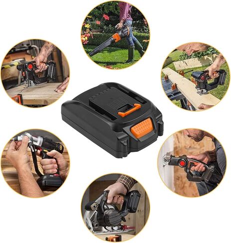 TREE.NB 18V 3000mAh Battery WA3511 WA3512 WA3523 Compatible with Worx RW9161 WG151 WG151E WG155 WG251 WG255 WG540 WG890 WU289 in Saudi Arabia