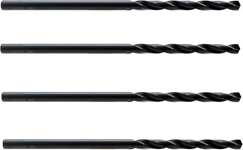 MAXTOOL 3/16"x6" 4pcs Identical Aircraft Extension Drills HSS M2 Extra Long Deep Twist Drill Bits Straight Shank Fully Ground Black; ACF02B06R12P4 in Saudi Arabia