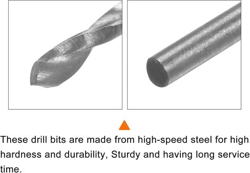 HARFINGTON 10pcs Extra Long Drill Bits, 3mm HSS Drill Bit with High Speed Steel Straight Shank 120mm Length for Metal Woodwork Plastic Aluminum Alloy in Saudi Arabia