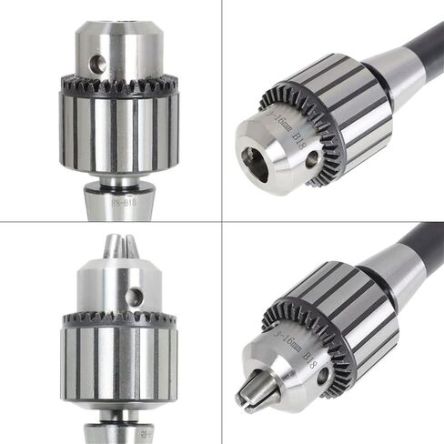 R8-B18 Super Heavy Duty Drill Chuck, 1/8" - 5/8" Triple Grip Drill Chuck Press Chuck with K32 Key Fit for Lathe and CNC Machines in Saudi Arabia