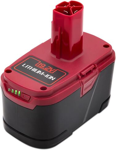 بطارية بديلة مطورة 9000 مللي أمبير 19.2 فولت C3 متوافقة مع بطارية ليثيوم أيون 19.2 فولت XCP DieHard 315.115410 315.11485 130279005 1323903 120235021 11375 11376 مع مؤشر الشحن in Kuwait