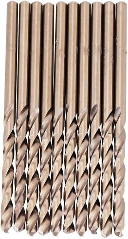 Drill Bits, 2/25 Inch(2mm) Cobalt Drill Bit Set (10pcs), M35 HSS CO Drill Bits for Drilling on Stainless Steel, Cast Iron, Sheet Metal(Brass) in Saudi Arabia
