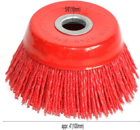 اف بي بي او 2 قطعة 4 بوصة سلك جلخ فرشاة كوب نايلون لجلخ الزوايا لتنظيف وتلميع وتزيين الأزيز in Kuwait