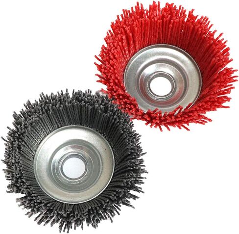 اف بي بي او 2 قطعة 4 بوصة سلك جلخ فرشاة كوب نايلون لجلخ الزوايا لتنظيف وتلميع وتزيين الأزيز in Kuwait