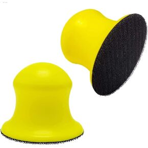 YDROWN 2 حزمة 3 "خطاف دائري وحلقة صنفرة يدوية لوحة دعم هوك لوحة دعم لآلات الصنفرة أو الملمعات، أثاث النجارة لتلميع الرمال للسيارات in Kuwait