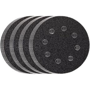 Fein MultiMaster Assorted Round Sanding Sheet Set with Hook and Loop - Unperforated, 4 Each of 60/80/120/180 Grits, 16-Pack - 63717227010