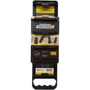 StealthMounts Milwaukee Battery Holder Board M18 | Tool Organizer for Milwaukee M18 Tool Batteries | Perfect for Transport