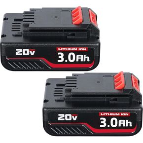 ceenr 2pack 3.0ah PCC680L استبدال البطارية لكابل بورتر 20 فولت ماكس بطارية ليثيوم أيون PCC685L PCC680L PCC682L PCC685LP لكابل بورتر 20 فولت بطارية ليثيوم in Kuwait