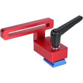Evwoge Miter Track Stop for 30MM T-Slot T-Tracks Fence Chute Limiter Woodworking DIY
