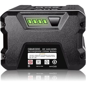 JIALIPOK 80V 3.0Ah Replacement Battery for Greenworks 80V Max Lithium-Ion Battery GBA80200 GBA80300 GBA80400 GBA80500 (Not for Kobalt) in Kuwait