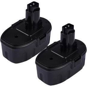 2 قطعة بطارية 18 فولت متوافقة مع DEWALT XRP DC9096-2 DE9095 DW9095 DC9096 DE9039 DE9093 DE9096 DE9098 DE9503 DW9095 DW9096 DW9098 DC9098 DC9099 DW9099 مفك براغي لاسلكي بلمسة نهائية بزاوية in Kuwait