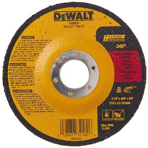 DEWALT DW8424 Thin Cutting Wheel, 4-1/2-Inch x .045-Inch x 7/8-Inch in Kuwait