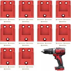 Bonadget 10Pack Tool Holder Compatible with Mil-Wkee 18V Tool Holder for 18V Mount Drill Tool Holder Red with Screws in Kuwait