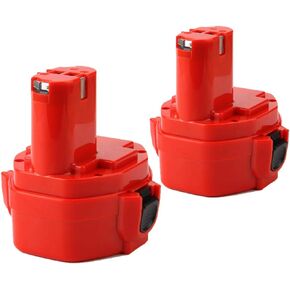 Exmate 2 حزمة 14.4V 3.5Ah Ni-MH بطارية بديلة لماكيتا 14.4V بطارية 1420 1422 1433 PA14 1434 1435 1435F 192699-A 193158-3 192600-1 أدوات كهربائية لاسلكية in Kuwait