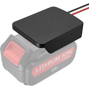 Compatible with Dewalt 20V Battery Power Wheels Adaptor,for Dewalt 18V Dock Power 14 Gauge Robotics,for Dewalt 18V Battery Converter in Kuwait