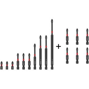 16 PCS Impact Phillips #2 Tough Screwdriving Bit 1 2 3 4 6 In in Kuwait
