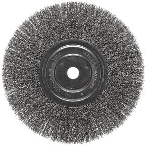 Weiler 36005 Vortec Pro 5/8" Arbor, 8" Diameter, 0.014" Wire Size, Carbon Steel Bristles, Narrow Face, Crimped Wire Wheel Brush (Pack of 5) in Saudi Arabia