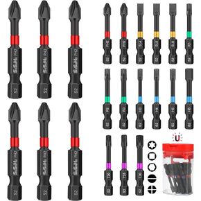 2 Inch Impact Magnetic Phillips Bit #2 with Impact Ready Magnetic Screwdriver Bits Set for Impact Driver Cordless Drill in Kuwait