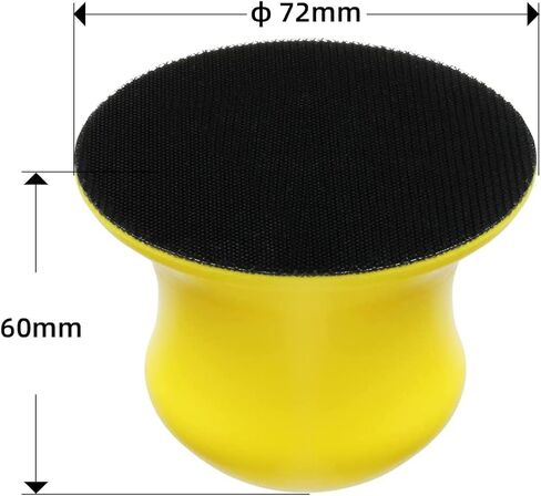 YDROWN 2 حزمة 3 "خطاف دائري وحلقة صنفرة يدوية لوحة دعم هوك لوحة دعم لآلات الصنفرة أو الملمعات، أثاث النجارة لتلميع الرمال للسيارات in Kuwait