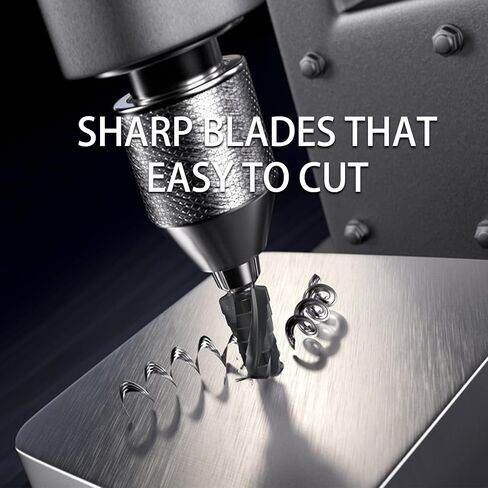 M35 Cobalt Step Drill Bit Four Spiral Flute, 3/16"-1-3/8" (19 Step Sizes) - Ideal for Metal, Stainless Steel, Wood, Plastic - 1/4" Hex Shank in Saudi Arabia