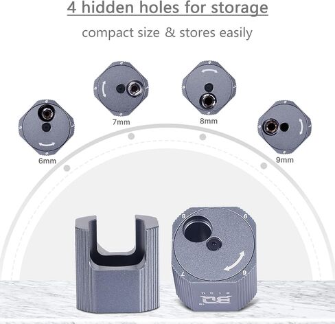 BIQU Crab Nozzle Change Tool Kit Nozzle Wrench+Heat Block Wrench 6/7/8/9/10 mm Nozzle Removal Tool Compatible with V6 MK8 MK9 CR-10 Crazy Heating Block in Saudi Arabia
