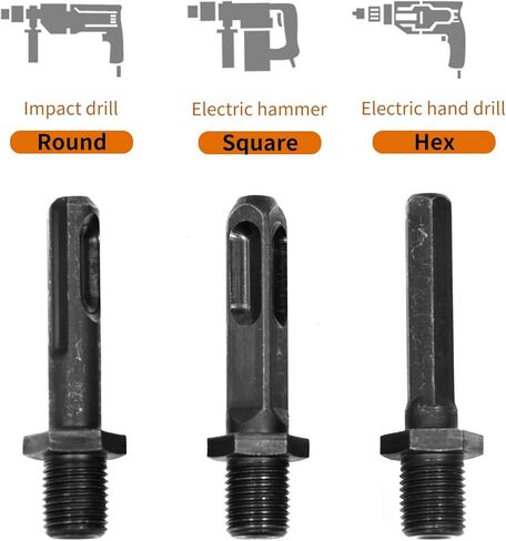 JNDO مثقاب الخشب الفاصل الثقيلة 32 مللي متر مثقاب الخشب الحطب مع عرقوب عرافة قابلة للإزالة + مقبض مربع + مقبض مطرقة مستديرة in Kuwait