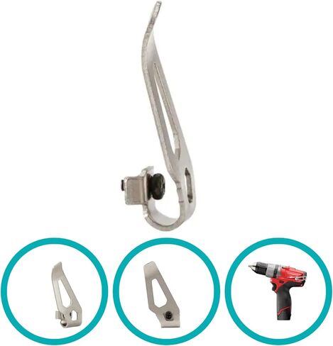 42-70-0490 48-67-0010 مشبك خطاف الحزام والمسمار لأدوات الطاقة Milwaukee M12 يستبدل 2401-20 2404-20 2407-20 2462-20 2463-20 M12 مفتاح ربط تأثير لاسلكي/مشبك حزام محرك التصادم in Kuwait